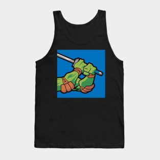 Turtle Pop! Blue Tank Top